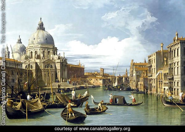 The Grand Canal And The Church Of The Salute