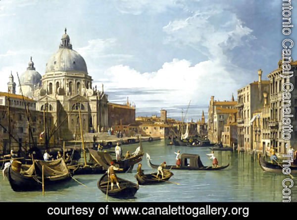 (Giovanni Antonio Canal) Canaletto - The Grand Canal And The Church Of The Salute