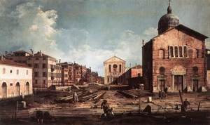 (Giovanni Antonio Canal) Canaletto - View Of San Giuseppe Di Castello