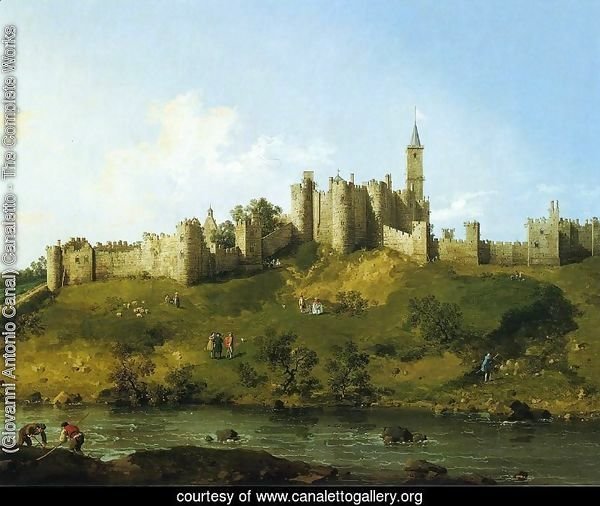 Alnwick Castle at Northumberland 1752
