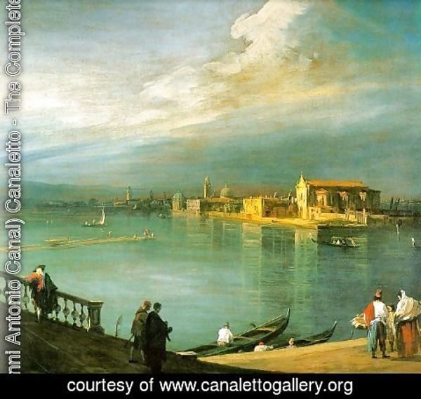 (Giovanni Antonio Canal) Canaletto - San Cristoforo  San Michele and Murano   From Fondamenta Nuova, 1725-30