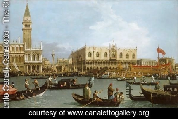 (Giovanni Antonio Canal) Canaletto - The Basin of San Marco on Ascension Day 1732