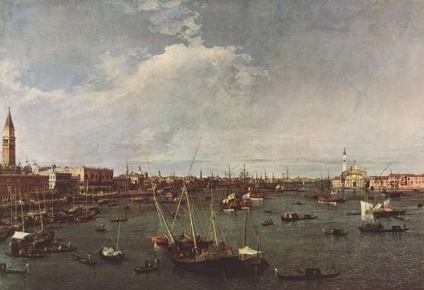 Bacino di San Marco (St Mark's Basin) 1738-40 by (Giovanni Antonio Canal) Canaletto