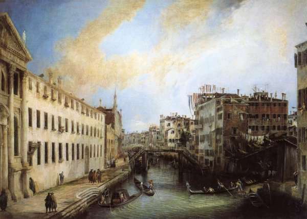 Rio dei Mendicanti, 1724 by (Giovanni Antonio Canal) Canaletto