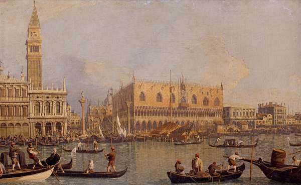 Ducal Palace, Venice, c.1755 by (Giovanni Antonio Canal) Canaletto