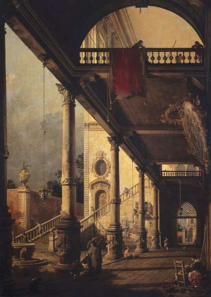 Perspective by (Giovanni Antonio Canal) Canaletto