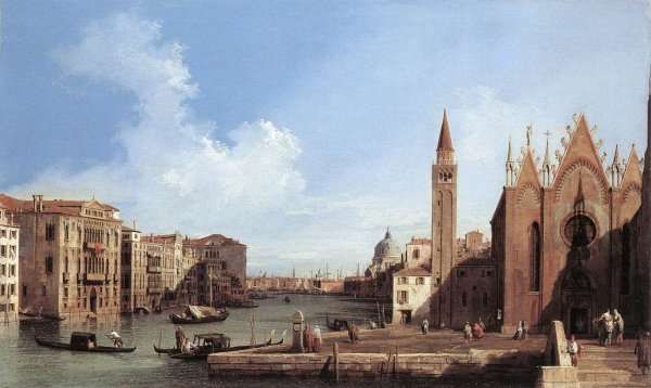 Grand Canal- from Santa Maria della Carità to the Bacino di San Marco 1730-33 by (Giovanni Antonio Canal) Canaletto