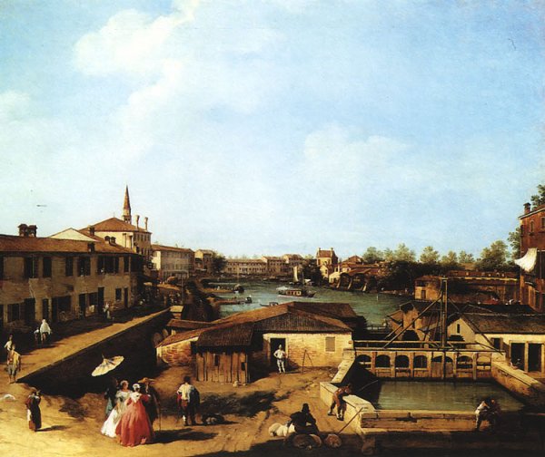 Lock at Dolo, on the Brenta