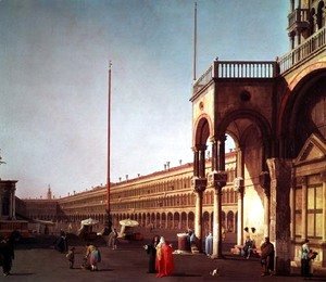 Piazza di San Marco, from the Piazetta, in Venice