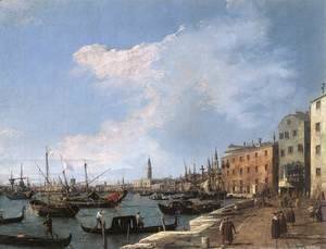 (Giovanni Antonio Canal) Canaletto - The Riva Degli Schiavoni, 1724-30