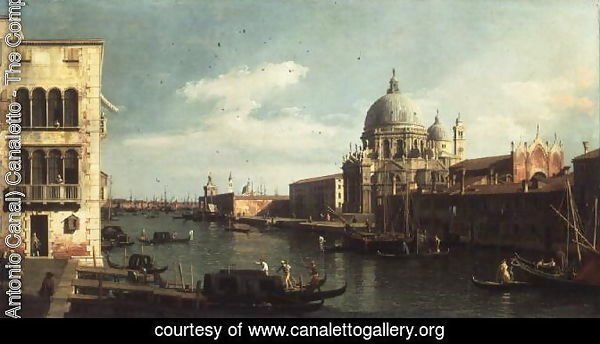 View of the Grand Canal- Santa Maria della Salute and the Dogana from Campo Santa Maria Zobenigo, early 1730s