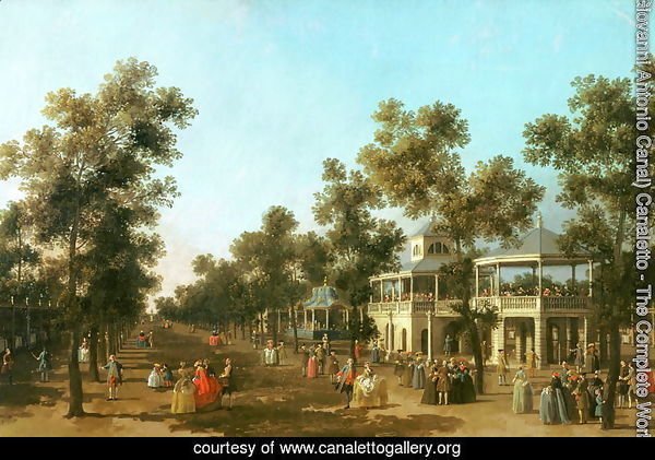 Vauxhall Gardens- the Grand Walk, c.1751