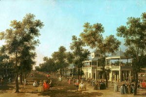 Vauxhall Gardens- the Grand Walk, c.1751