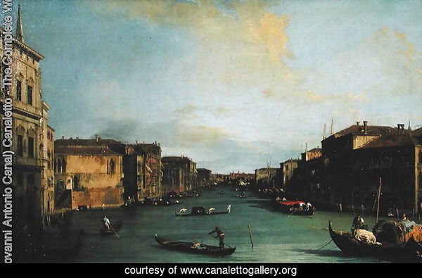 View of The Grand Canal from the Rialto Bridge