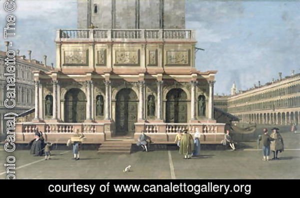 (Giovanni Antonio Canal) Canaletto - The Loggetta, Venice