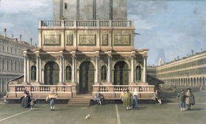 (Giovanni Antonio Canal) Canaletto - The Loggetta, Venice