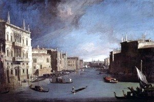 (Giovanni Antonio Canal) Canaletto - View on the Grand Canal, 1729