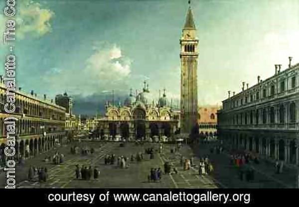 (Giovanni Antonio Canal) Canaletto - Piazza San Marco, Venice, c.1730-35