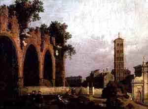 (Giovanni Antonio Canal) Canaletto - The Basilica of Massenlio