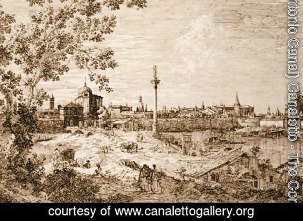 (Giovanni Antonio Canal) Canaletto - Imaginary View of Padua