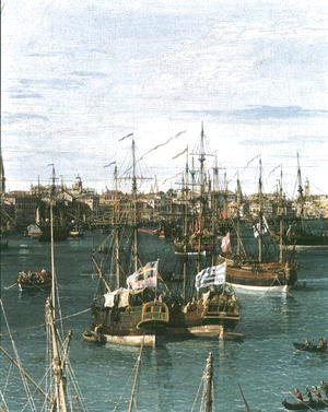 Bacino di San Marco, Venice, c.1734-40 (detail)
