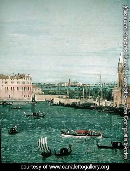 (Giovanni Antonio Canal) Canaletto - Bacino di San Marco, Venice, 1734-40 (detail-2)