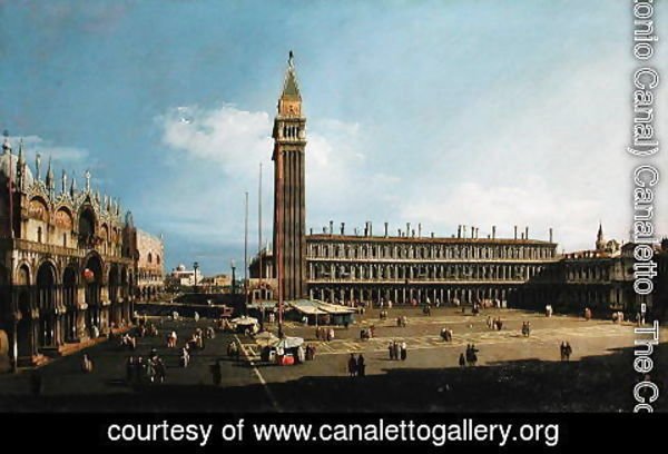 (Giovanni Antonio Canal) Canaletto - Piazza San Marco, Venice, c.1732