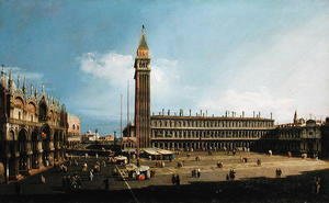 (Giovanni Antonio Canal) Canaletto - Piazza San Marco, Venice, c.1732