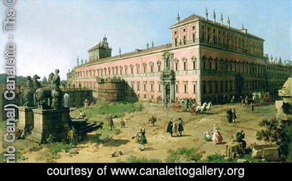 (Giovanni Antonio Canal) Canaletto - Plaza of the Quirinale, Rome