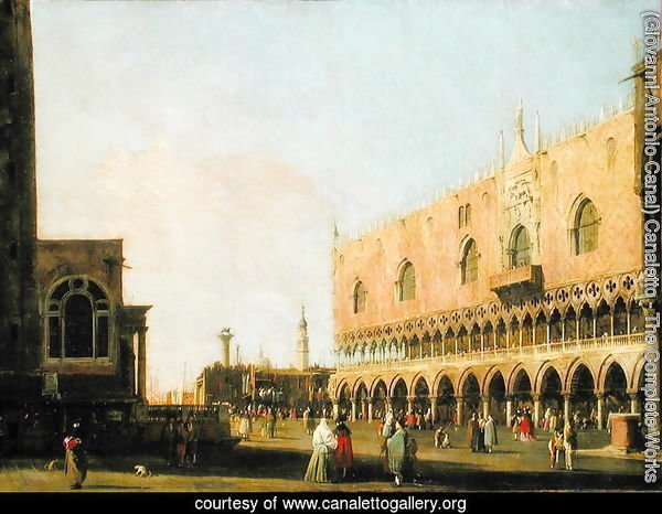 View of the Piazzetta San Marco Looking South, c.1735