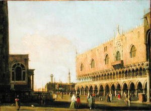 (Giovanni Antonio Canal) Canaletto - View of the Piazzetta San Marco Looking South, c.1735