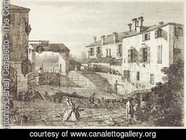 (Giovanni Antonio Canal) Canaletto - Le Porte de Dolo