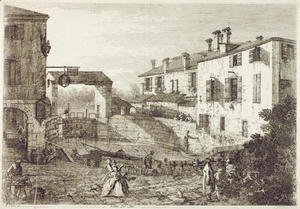 (Giovanni Antonio Canal) Canaletto - Le Porte de Dolo