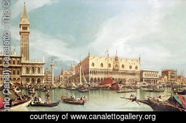 (Giovanni Antonio Canal) Canaletto - The Molo, Venice