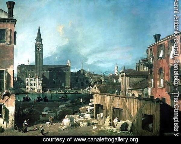 Venice- Campo San Vidal and Santa Maria della Carita (The Stonemason's Yard) 1727-28