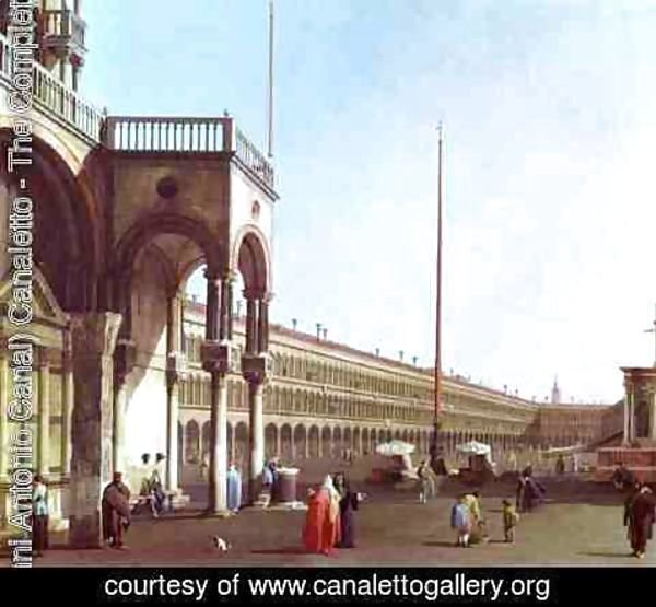 (Giovanni Antonio Canal) Canaletto - Piazza di San Marco from the Doges' Palace