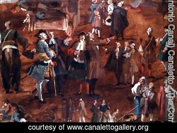 (Giovanni Antonio Canal) Canaletto - Figure Studies
