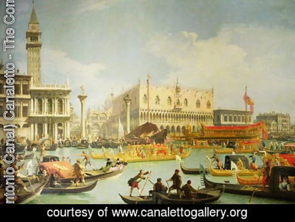 (Giovanni Antonio Canal) Canaletto - The Betrothal of the Venetian Doge to the Adriatic Sea, c.1739-30