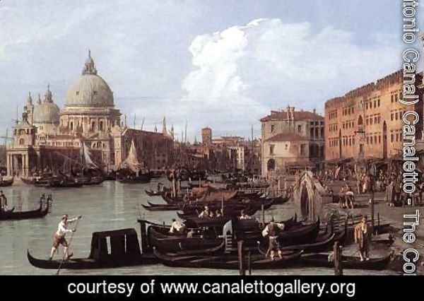 (Giovanni Antonio Canal) Canaletto - The Molo: Looking West (detail)