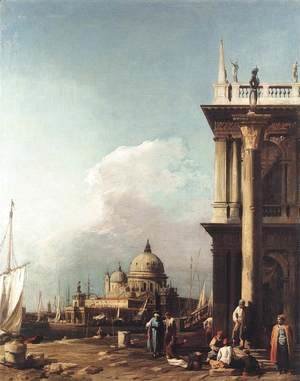 (Giovanni Antonio Canal) Canaletto - Venice: The Piazzetta Looking South-west towards S. Maria della Salute