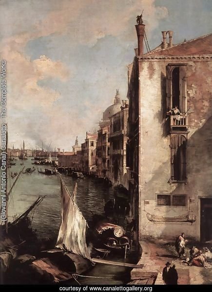 Grand Canal, Looking East from the Campo San Vio (detail)