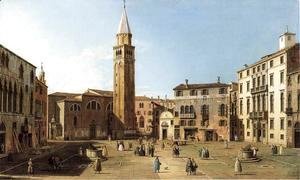 (Giovanni Antonio Canal) Canaletto - Campo Sant'Angelo