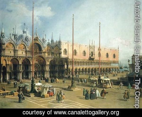 (Giovanni Antonio Canal) Canaletto - Piazza San Marco 2