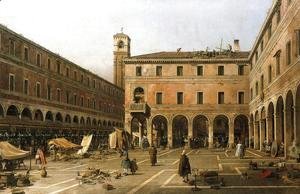 (Giovanni Antonio Canal) Canaletto - Campo di Rialto