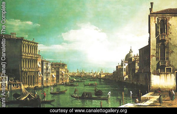 Grand Canal, Venice, Looking East from the Campo di San Vio
