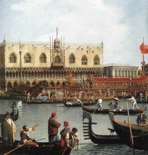 (Giovanni Antonio Canal) Canaletto - Return of the Bucentoro to the Molo on Ascension Day (detail) 2