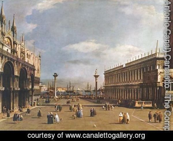 (Giovanni Antonio Canal) Canaletto - The Piazzetta
