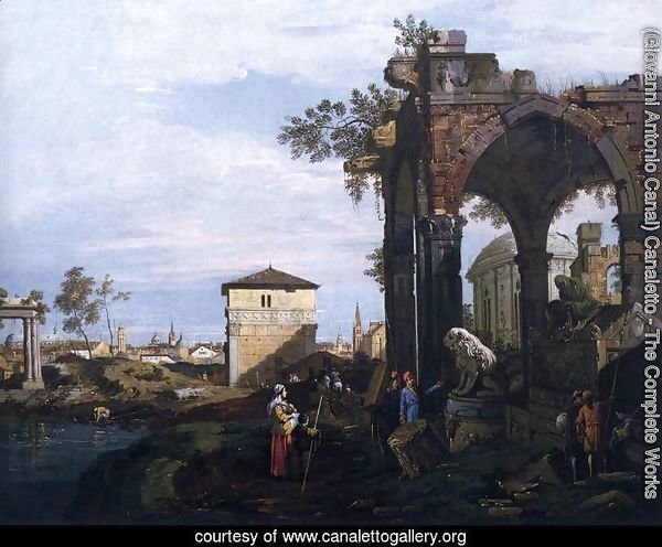 Capriccio with Ruins and Porta Portello, Padua