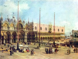 (Giovanni Antonio Canal) Canaletto - La Piazza San Marco