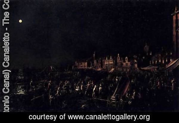 (Giovanni Antonio Canal) Canaletto - The Vigilia di Santa Marta